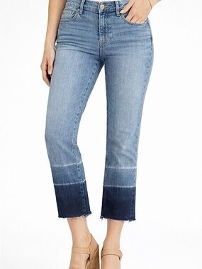 Vince Camuto Ombre Leg  Cropped Jeans
